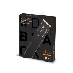 Western Digital WD_BLACK 1TB SN770 NVMe Internal Gaming SSD Solid State Drive - Gen4 PCIe, M.2 2280, Up to 5,150 MB/s - WDS100T3X0E Western Digital WD_BLACK 1TB SN770 NVMe Internal Gaming SSD Solid State Drive - Gen4 PCIe, M.2 2280, Up to 5,150 MB/s - WDS100T3X0E